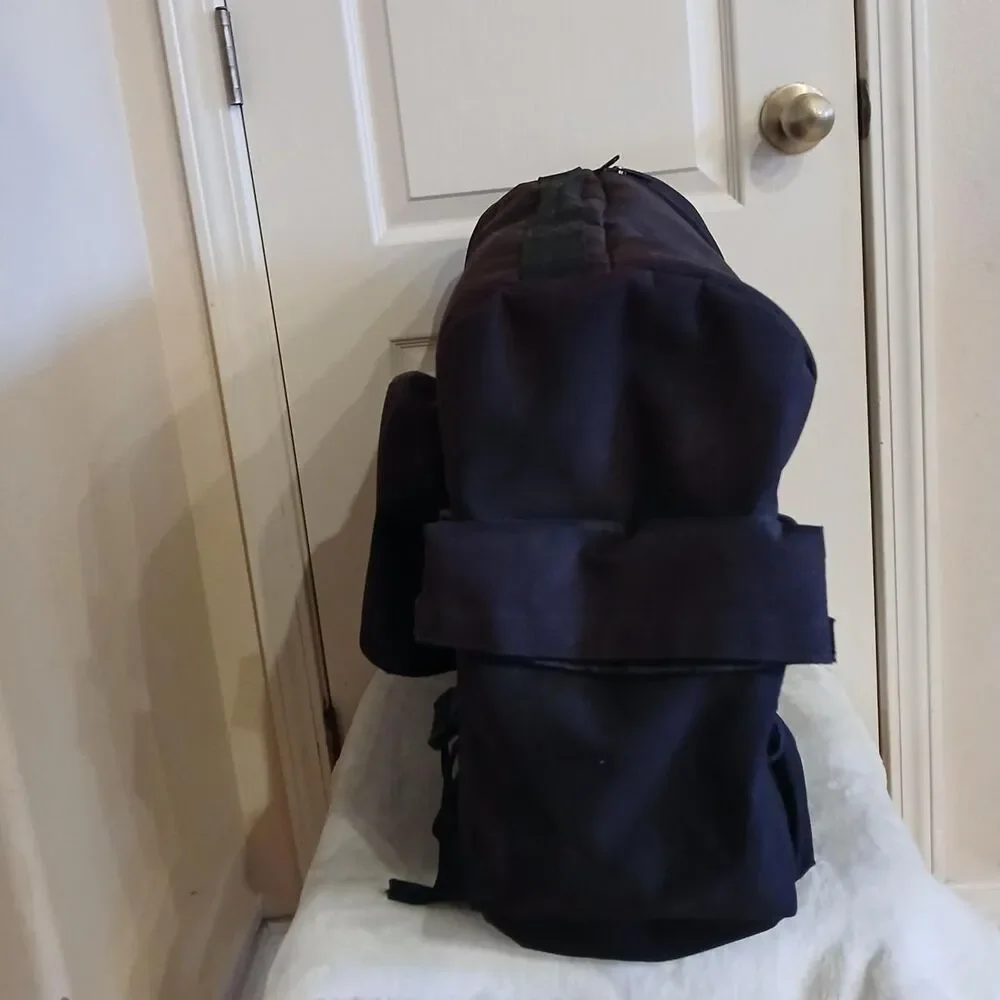 Harley Davidson by SAC Black Motorcycle Sissy Bar Backrest Touring Luggage Bag